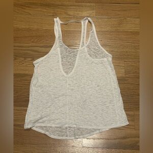 Lululemon White Sleeveless Women's Top